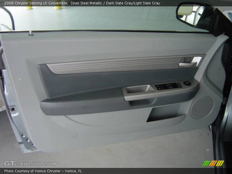 Silver Steel Metallic / Dark Slate Gray/Light Slate Gray 2008 Chrysler Sebring LX Convertible