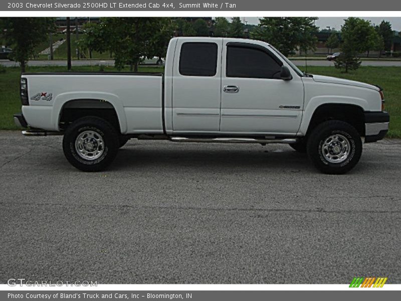 Summit White / Tan 2003 Chevrolet Silverado 2500HD LT Extended Cab 4x4