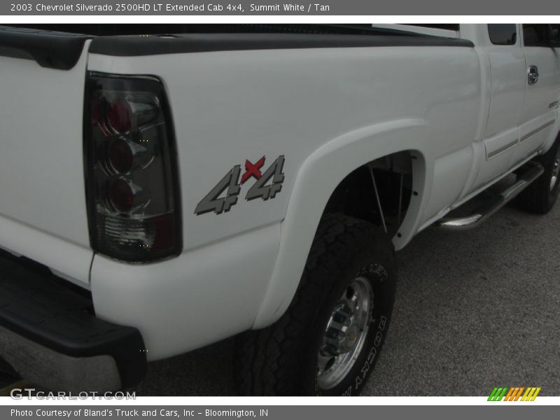 Summit White / Tan 2003 Chevrolet Silverado 2500HD LT Extended Cab 4x4