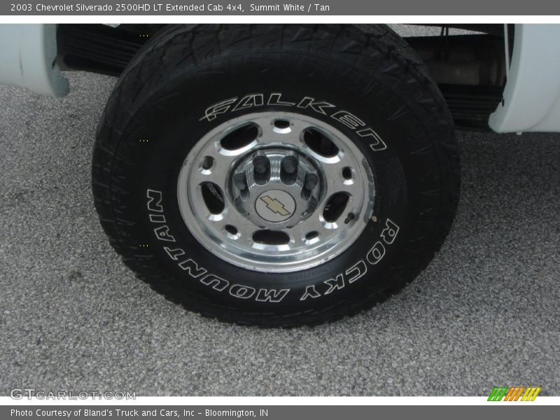 Summit White / Tan 2003 Chevrolet Silverado 2500HD LT Extended Cab 4x4
