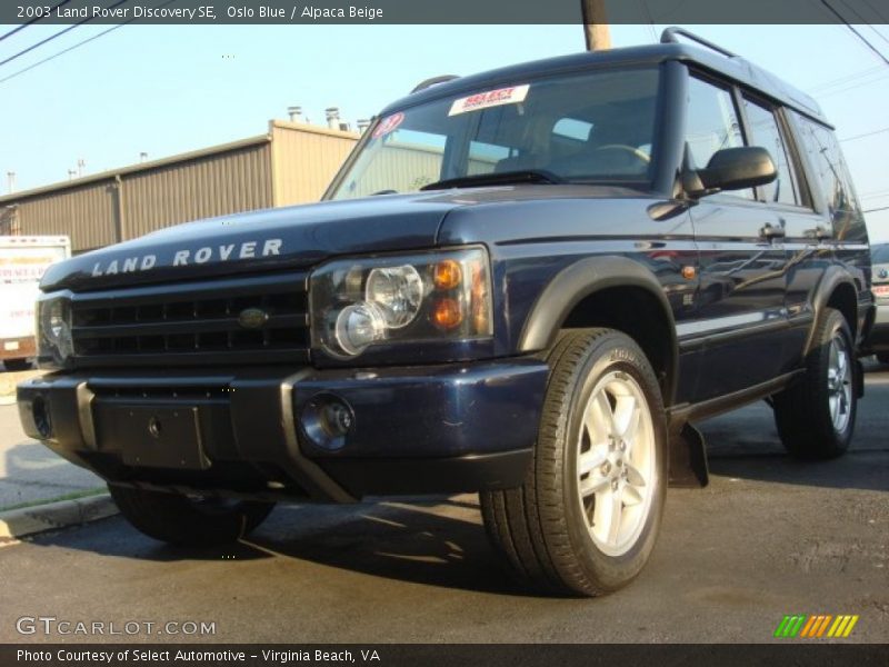 Oslo Blue / Alpaca Beige 2003 Land Rover Discovery SE