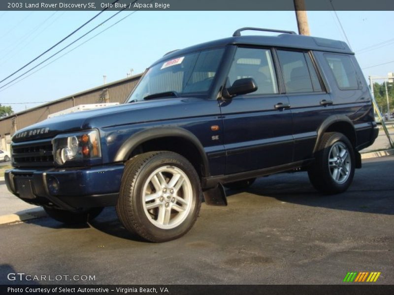 Oslo Blue / Alpaca Beige 2003 Land Rover Discovery SE
