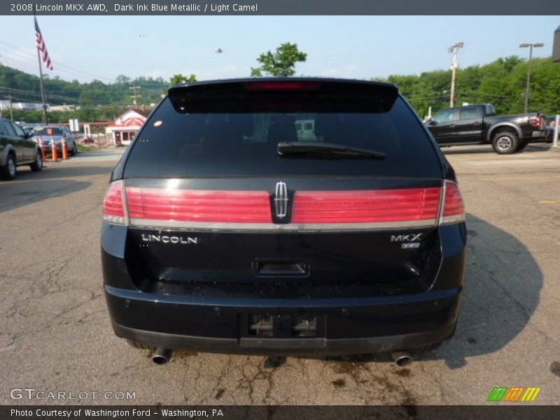 Dark Ink Blue Metallic / Light Camel 2008 Lincoln MKX AWD