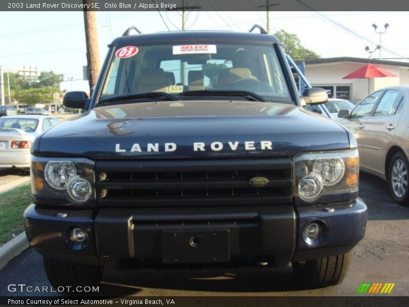 Oslo Blue / Alpaca Beige 2003 Land Rover Discovery SE
