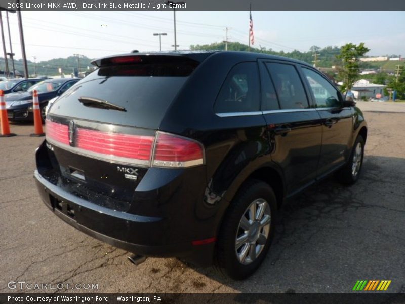 Dark Ink Blue Metallic / Light Camel 2008 Lincoln MKX AWD