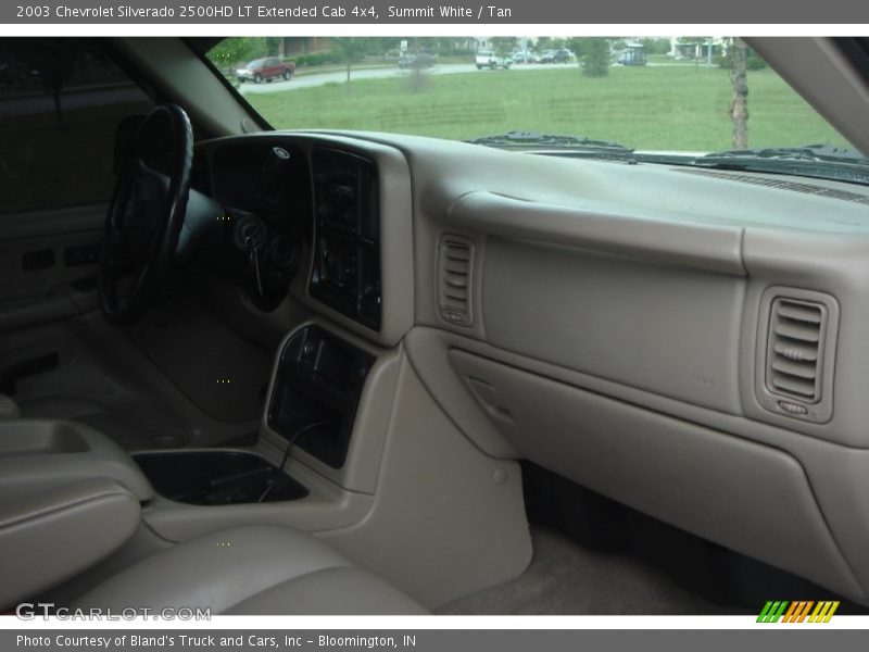 Summit White / Tan 2003 Chevrolet Silverado 2500HD LT Extended Cab 4x4