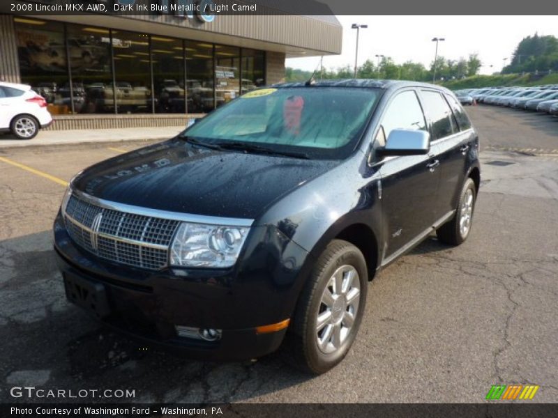 Dark Ink Blue Metallic / Light Camel 2008 Lincoln MKX AWD