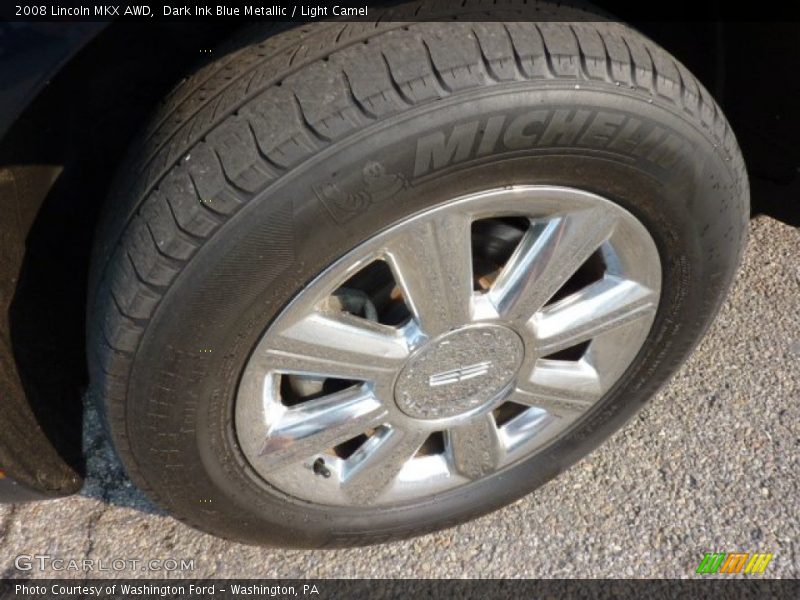 Dark Ink Blue Metallic / Light Camel 2008 Lincoln MKX AWD