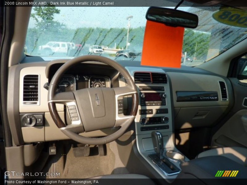 Dark Ink Blue Metallic / Light Camel 2008 Lincoln MKX AWD