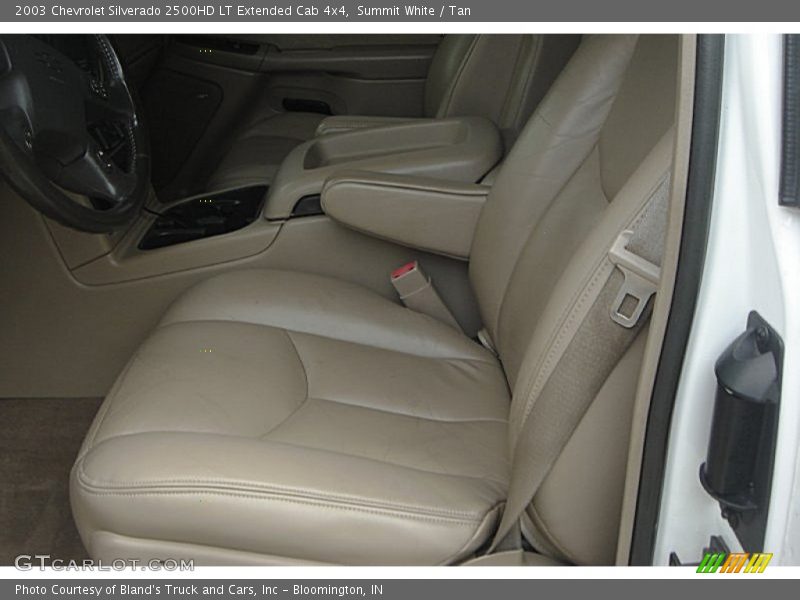 Summit White / Tan 2003 Chevrolet Silverado 2500HD LT Extended Cab 4x4