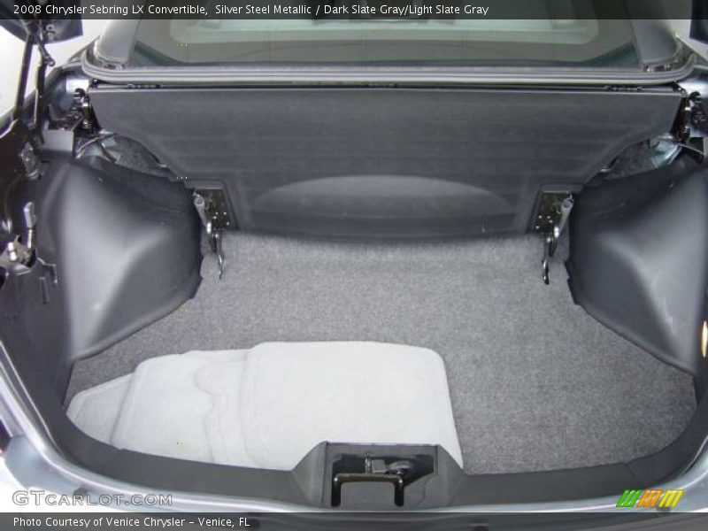Silver Steel Metallic / Dark Slate Gray/Light Slate Gray 2008 Chrysler Sebring LX Convertible