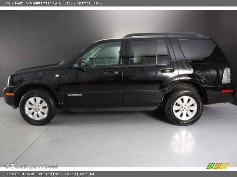 Black / Charcoal Black 2007 Mercury Mountaineer AWD