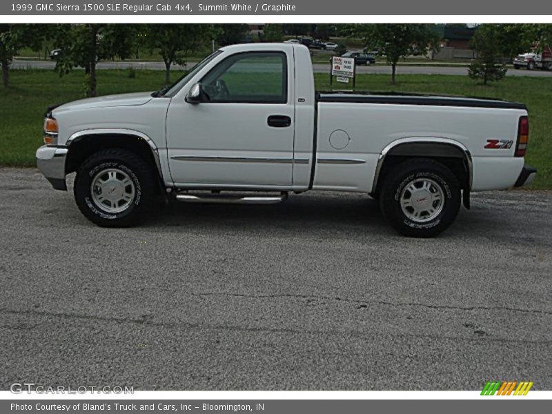 Summit White / Graphite 1999 GMC Sierra 1500 SLE Regular Cab 4x4