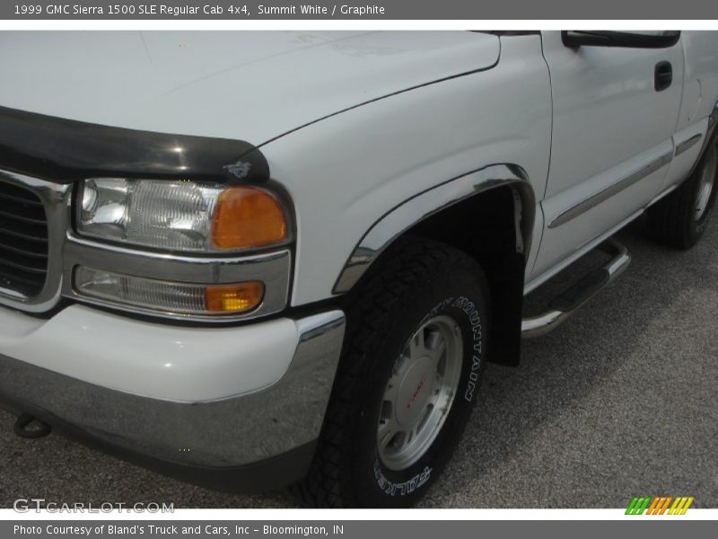 Summit White / Graphite 1999 GMC Sierra 1500 SLE Regular Cab 4x4