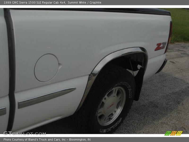 Summit White / Graphite 1999 GMC Sierra 1500 SLE Regular Cab 4x4