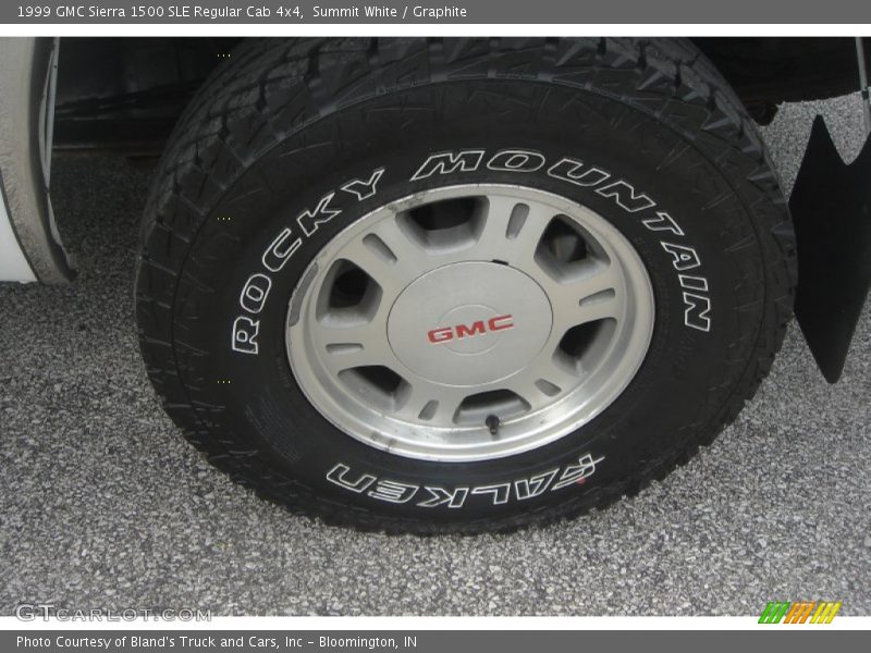 Summit White / Graphite 1999 GMC Sierra 1500 SLE Regular Cab 4x4