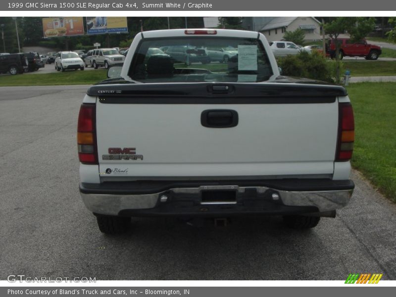 Summit White / Graphite 1999 GMC Sierra 1500 SLE Regular Cab 4x4