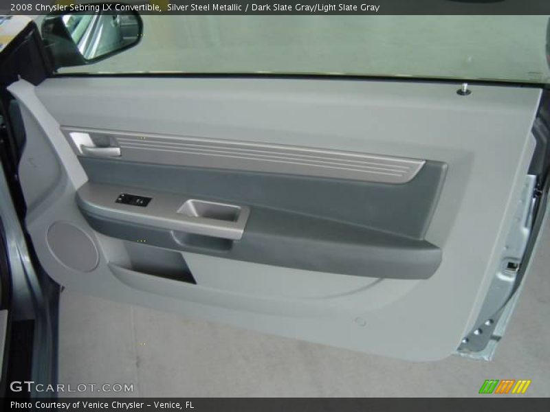 Silver Steel Metallic / Dark Slate Gray/Light Slate Gray 2008 Chrysler Sebring LX Convertible