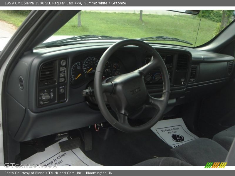 Summit White / Graphite 1999 GMC Sierra 1500 SLE Regular Cab 4x4