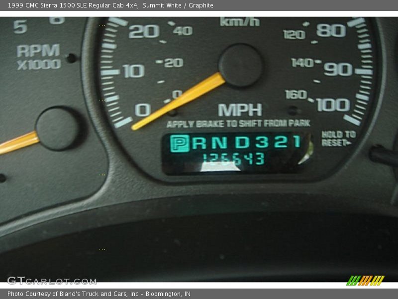 Summit White / Graphite 1999 GMC Sierra 1500 SLE Regular Cab 4x4