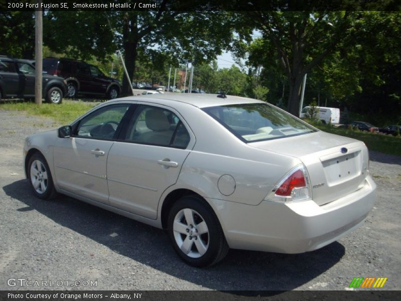 Smokestone Metallic / Camel 2009 Ford Fusion SE