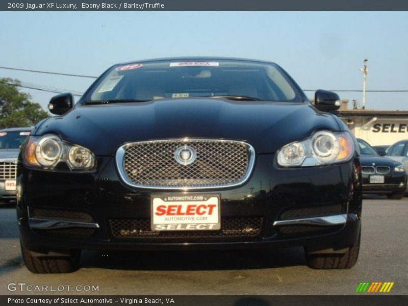 Ebony Black / Barley/Truffle 2009 Jaguar XF Luxury