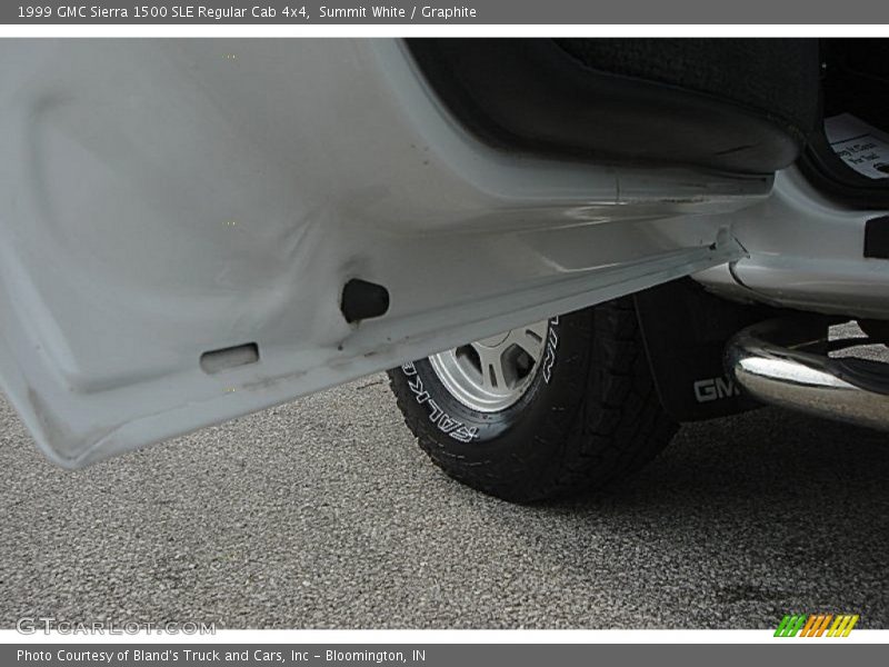 Summit White / Graphite 1999 GMC Sierra 1500 SLE Regular Cab 4x4