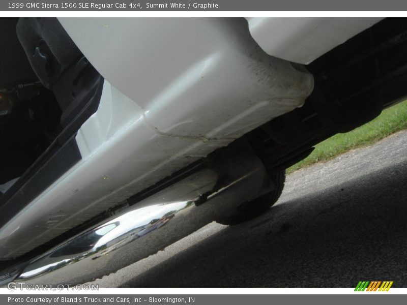 Summit White / Graphite 1999 GMC Sierra 1500 SLE Regular Cab 4x4