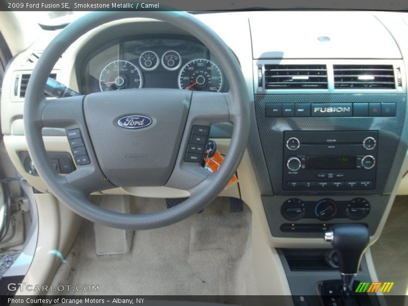 Smokestone Metallic / Camel 2009 Ford Fusion SE