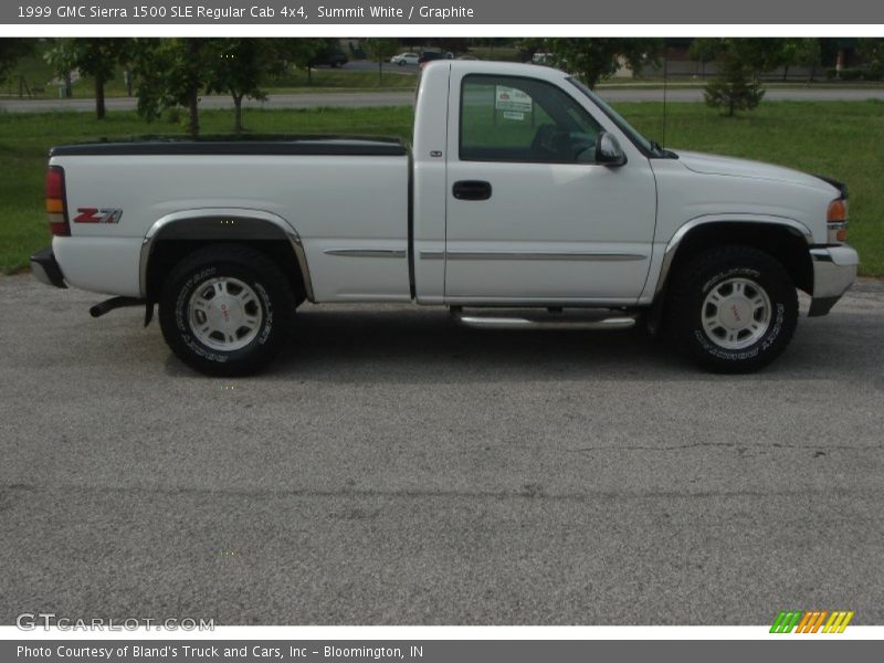 Summit White / Graphite 1999 GMC Sierra 1500 SLE Regular Cab 4x4
