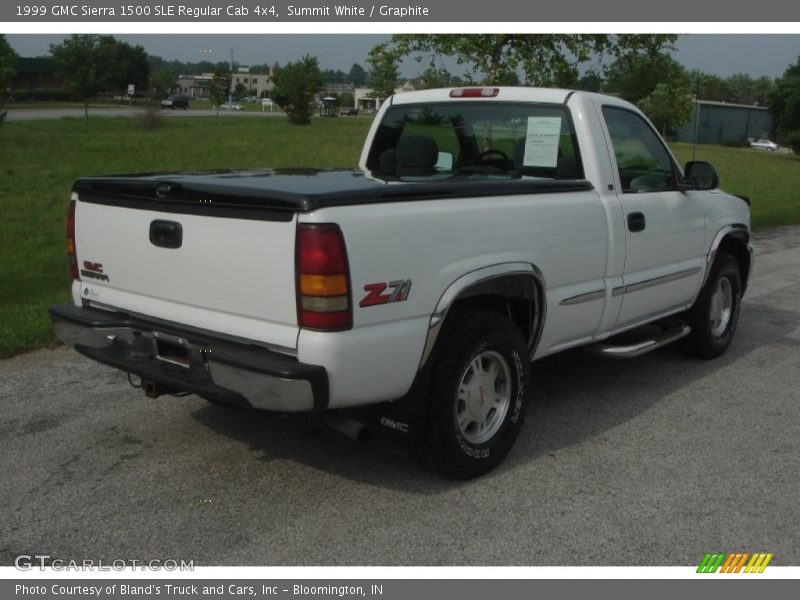 Summit White / Graphite 1999 GMC Sierra 1500 SLE Regular Cab 4x4