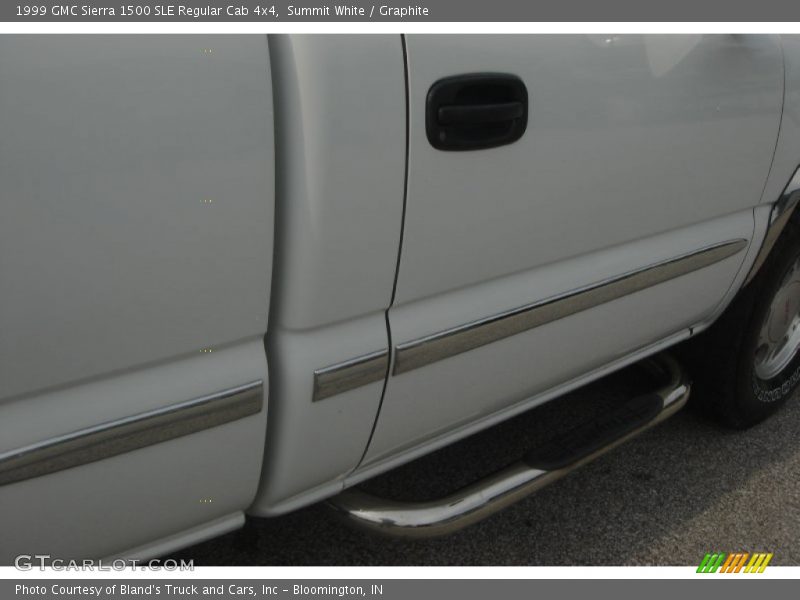 Summit White / Graphite 1999 GMC Sierra 1500 SLE Regular Cab 4x4