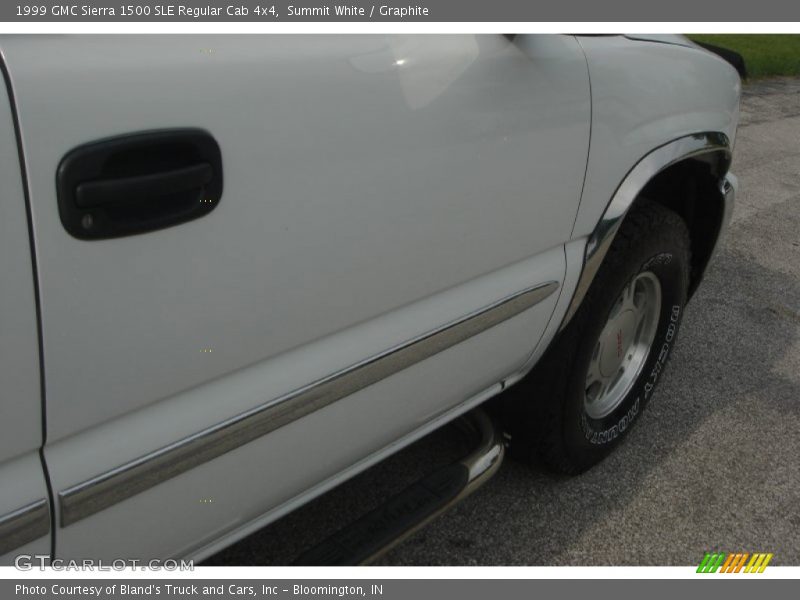 Summit White / Graphite 1999 GMC Sierra 1500 SLE Regular Cab 4x4