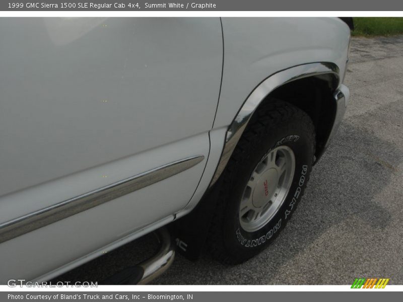 Summit White / Graphite 1999 GMC Sierra 1500 SLE Regular Cab 4x4