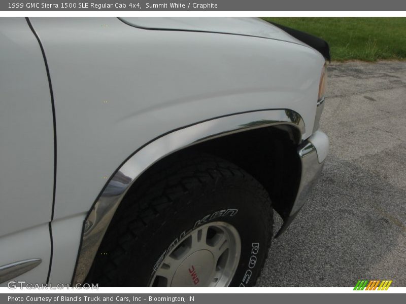 Summit White / Graphite 1999 GMC Sierra 1500 SLE Regular Cab 4x4