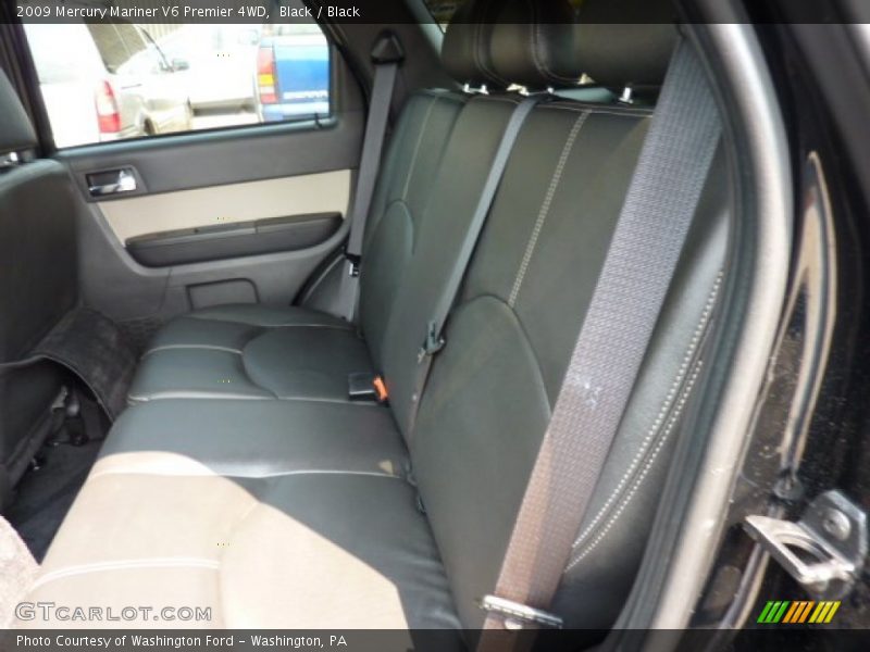 Black / Black 2009 Mercury Mariner V6 Premier 4WD