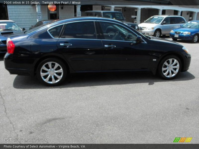 Twilight Blue Pearl / Wheat 2006 Infiniti M 35 Sedan