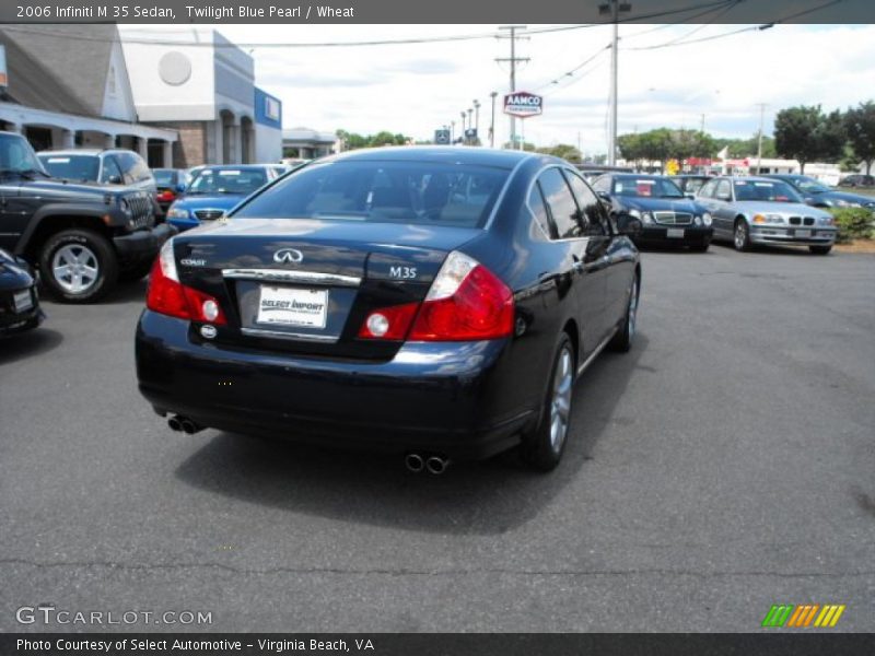Twilight Blue Pearl / Wheat 2006 Infiniti M 35 Sedan
