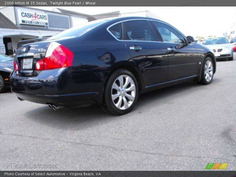 Twilight Blue Pearl / Wheat 2006 Infiniti M 35 Sedan