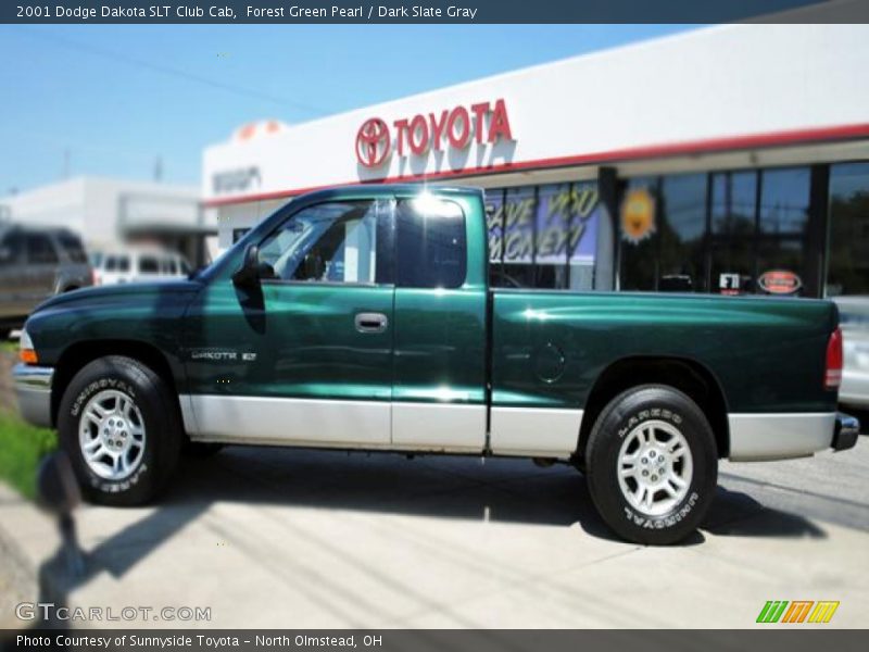 Forest Green Pearl / Dark Slate Gray 2001 Dodge Dakota SLT Club Cab