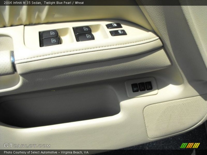 Twilight Blue Pearl / Wheat 2006 Infiniti M 35 Sedan