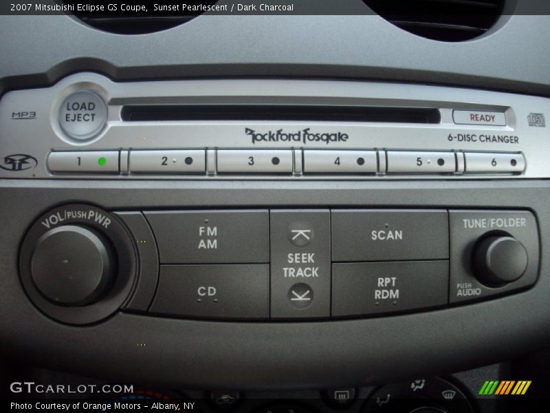 Controls of 2007 Eclipse GS Coupe