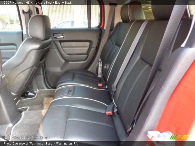 Victory Red / Ebony Black 2007 Hummer H3 X