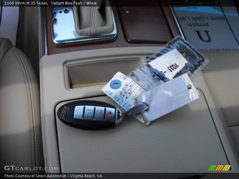 Twilight Blue Pearl / Wheat 2006 Infiniti M 35 Sedan