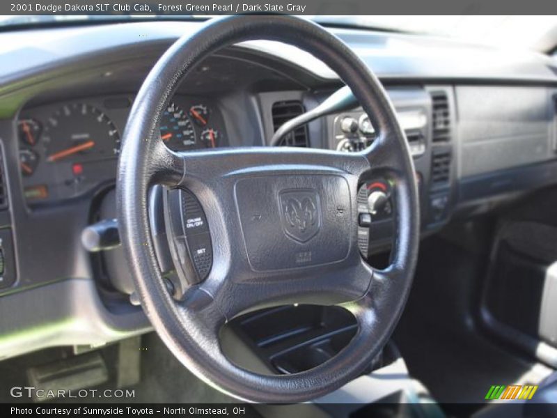 Forest Green Pearl / Dark Slate Gray 2001 Dodge Dakota SLT Club Cab