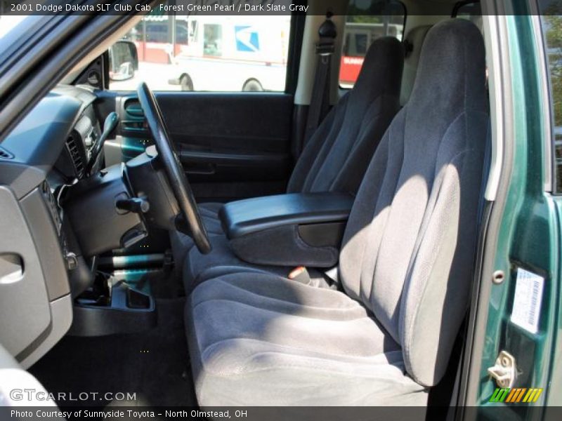 Forest Green Pearl / Dark Slate Gray 2001 Dodge Dakota SLT Club Cab