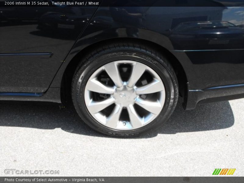 Twilight Blue Pearl / Wheat 2006 Infiniti M 35 Sedan