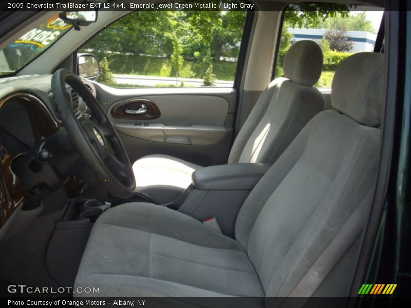 Emerald Jewel Green Metallic / Light Gray 2005 Chevrolet TrailBlazer EXT LS 4x4