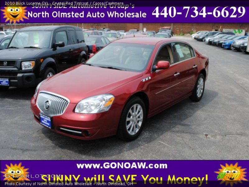 Crystal Red Tintcoat / Cocoa/Cashmere 2010 Buick Lucerne CXL