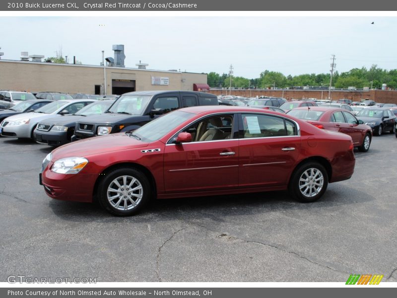 Crystal Red Tintcoat / Cocoa/Cashmere 2010 Buick Lucerne CXL